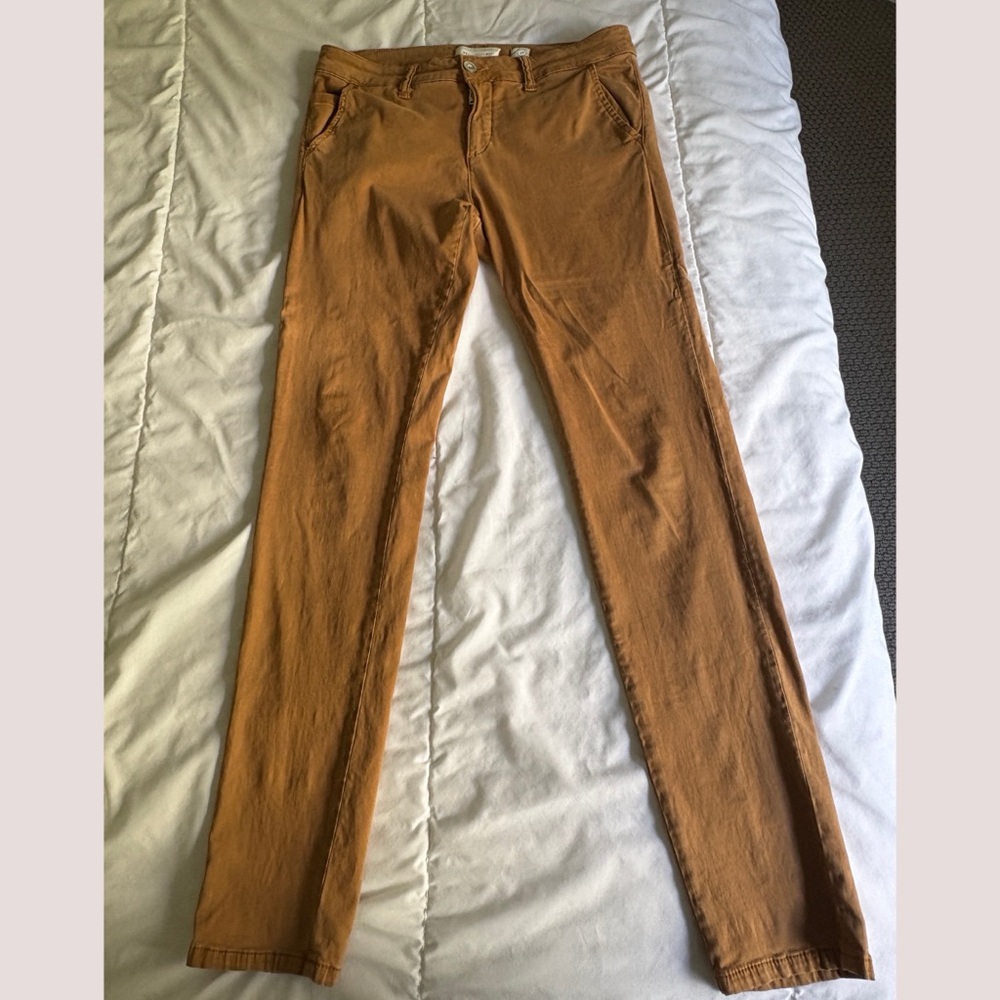Anthropologie Hei Hei Women's Tan/Mustard Yellow Jeans